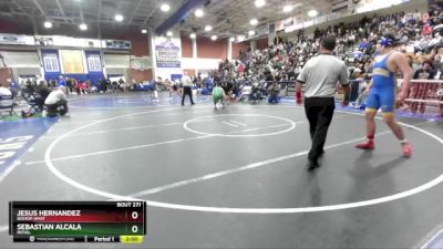 215 lbs Champ. Round 1 - Jesus Hernandez, Bishop Amat vs Sebastian Alcala, Royal