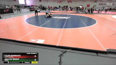 165 lbs Cons. Round 3 - Brixton Bright, Albion vs Tyler Rodriguez, North Central