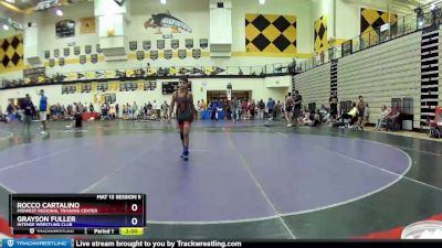 84 lbs Quarterfinal - Rocco Cartalino, Midwest Regional Training Center vs Grayson Fuller, Intense Wrestling Club