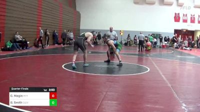 197 lbs Quarterfinal - Geoff Magin, Pitt vs Benjamin Smith, Cleveland State-Unattached