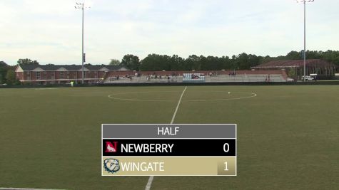 Replay: Newberry vs Wingate | Sep 28 @ 5 PM