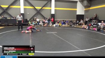 91 lbs Round 3 (4 Team) - Ella Henning, MN Storm 2 vs Erica Irvine, FEWTeamIA Coral