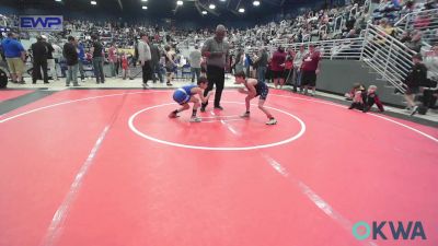 61 lbs Semifinal - Paden Rumsey, Pawhuska Elks Takedown vs Donnie Whitenack, Pryor Elementary Wrestling