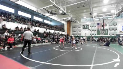 126 lbs Cons. Round 1 - Noah Shallman, Harvard Westlake vs Nathan Perez, Beckman