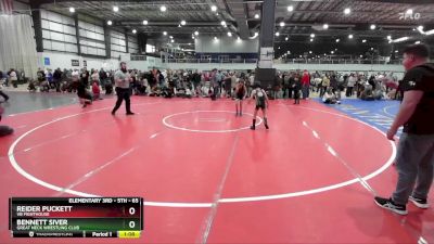 65 lbs Cons. Round 2 - Reider Puckett, VB Fighthouse vs Bennett Siver, Great Neck Wrestling Club