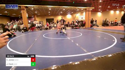 53 lbs Rr Rnd 5 - Connor Jones, NORTH DESOTO WRESTLING ACADEMY vs Jayce Clark, Choctaw Ironman