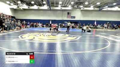 165 lbs Round Of 32 - Dario Molina, Wesleyan vs Tyler Haynes, Southern Maine