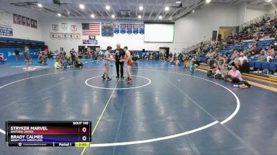 150-165 lbs Round 2 - Stryker Marvel, Eastside United vs Brady Calmes, Windy City Wrestlers