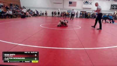 Elite 157 lbs Quarterfinal - Clayton McDonough, Luther vs Ryan Smith, Stevens Tech