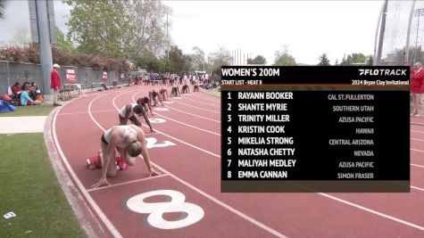 Women's 200m Open, Finals 8