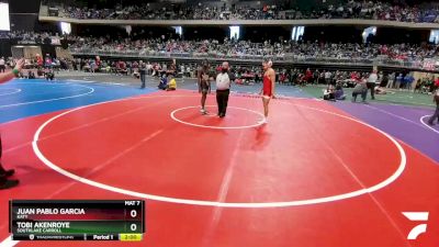 6A 157 lbs Quarterfinal - Juan Pablo Garcia, Katy vs Tobi Akenroye, Southlake Carroll