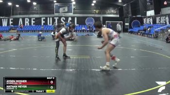 145 lbs Round 3 (8 Team) - Ayden Mosher, Mi Mafia Red vs Nathan Meyer, BadBass