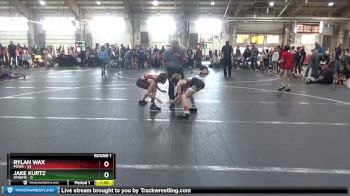 72 lbs Round 1 - Rylan Wax, POWA vs Jake Kurtz, Xtreme