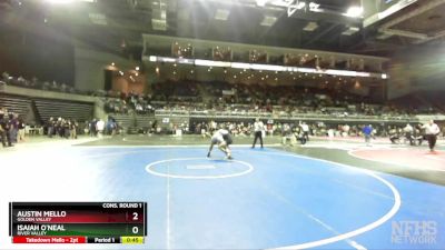 170 lbs Cons. Round 1 - Isaiah O`Neal, River Valley vs Austin Mello, Golden Valley