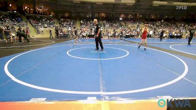 76 lbs Round Of 32 - Jai Robins, R.a.w. vs Garrett Rivera, Sallisaw Takedown Club