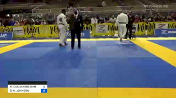 MAX DOS SANTOS GIMENIS vs DEVHONTE M. JOHNSON 2020 Pan Jiu-Jitsu IBJJF Championship