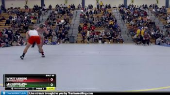 184 lbs Quarterfinal - Wyatt Lidberg, University Of Mary vs Leo Draveling, Wisconsin-La Crosse