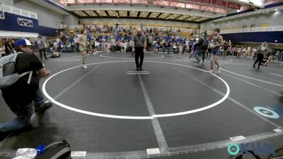 119 lbs Semifinal - JAKE ROBERTSON, Newcastle Youth Wrestling vs Jack Adams, Deer Creek Wrestling Club