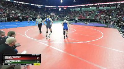 D3-152 lbs Quarterfinal - Stone Pomeroy, Random Lake vs William Becker, Pardeeville