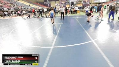 105-111 lbs Round 3 - Mason Quarles, Fishers Wrestling Club vs Kristian DeClercq, ISI Wrestling Club