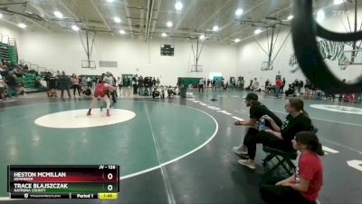 126 lbs Semifinal - Trace Blajszczak, Natrona County vs Heston McMillan, Kemmerer