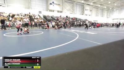 70 lbs Quarterfinal - Wesley Rokjer, Shaker Youth Wrestling vs Blake Stewart, NWAA