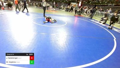 61 lbs Consi Of 4 - Jaxson Spielsinger, South River vs Mason Hopkins, Power Half Wrestling Academy