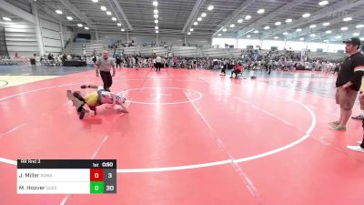 80 lbs Rr Rnd 3 - Jacob Miller, Roman Legion vs Myles Hoover, Quest School Of Wrestling Elem