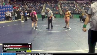 235 lbs Quarterfinal - Wyntergale Oxendine, Lumberton vs Alijah Christiansen, Ashley