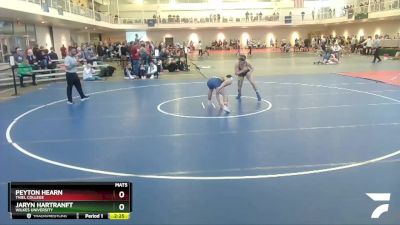 149 lbs Champ. Round 1 - Jaryn Hartranft, Wilkes University vs Peyton Hearn, Thiel College