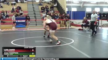 165 lbs Champ. Round 1 - Luke Ciampa, East Stroudsburg vs Evan Thompson, Fairmont State