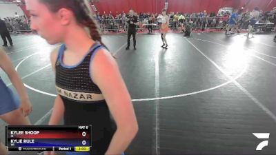 132 lbs Round 1 - Kylee Shoop, IA vs Kylie Rule, WI