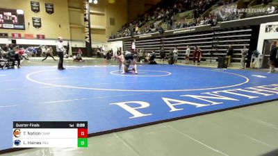 157 lbs Quarterfinal - Troy Nation, Campbell vs Levi Haines, Penn State