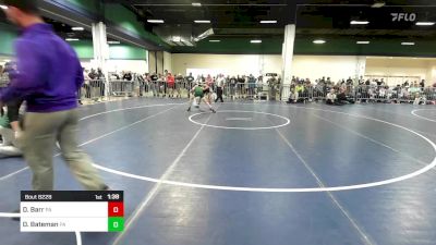 100 lbs Round Of 32 - Deklan Barr, PA vs Dylan Bateman, PA