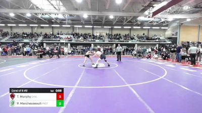 182 lbs Consi Of 8 #2 - Thomas Murphy, Champlain Valley vs Preston Marchesseault, Ponaganset