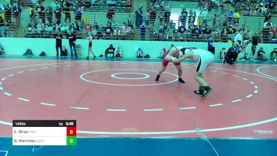 140 lbs Consi Of 4 - Evan Wray, Walton Takedown Club vs Braydon Martinez, Georgia