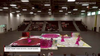 Stony Point High School Color Guard "Round Rock TX" at 2022 TCGC Guard Area State Championships (West)