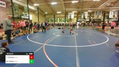 71.6 lbs Rr Rnd 2 - Tallen Dodson, 84 Athletes vs Wyatt Kelley, Braddock Wrestling Club