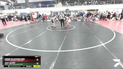 89 lbs Cons. Round 2 - Sam Geary, Great Neck Wrestling Club vs Aiden Blackwelder, Hanover Hawkeye Wrestling