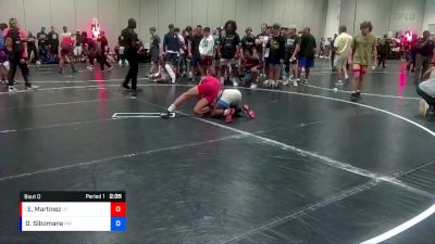 113 lbs Round 2 - Edrick Martinez, US Territory vs Dunia Sibomana, LONG BEACH-USA WRESTLING CLUB