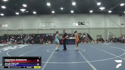 136 lbs Round 2 (8 Team) - Anastasia Rodnikova, Illinois vs Kylee Malloy, Michigan Blue