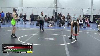 120 lbs Finals (2 Team) - Colby Groce, 84 Athletes vs Connor Allison, Headhunters