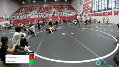 84-92 lbs Rr Rnd 3 - Alex Fernandez, OKC Saints Wrestling vs Cole Nguyen, Standfast