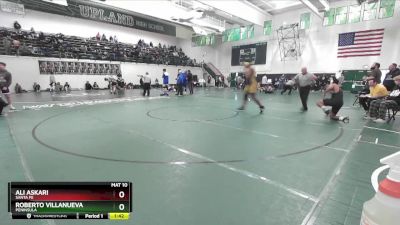 190 lbs Champ. Round 3 - Ali Askari, Santa Fe vs Roberto Villanueva, Peninsula