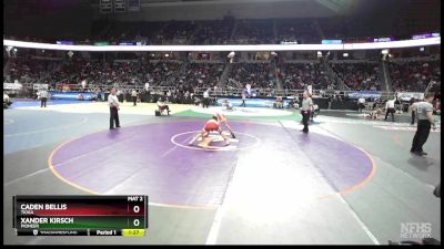 II-138 lbs Quarterfinal - Caden Bellis, Tioga vs Xander Kirsch, Pioneer