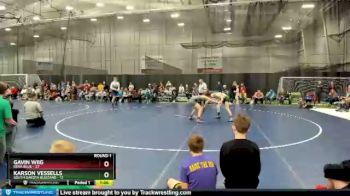 110 lbs Round 1 (4 Team) - Karson Vessells, South Dakota Blizzard vs Gavin Wiig, Iowa Blue