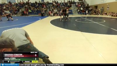 63 lbs Champ. Round 1 - Grayson Streeter, Bonners Ferry Wrestling Club vs Nash Lyden, Lakeland Wrestling Club