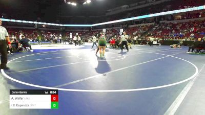 235 lbs Consolation - Ashley Wafer, Lakewood vs Brianna Espinoza, Central Valley