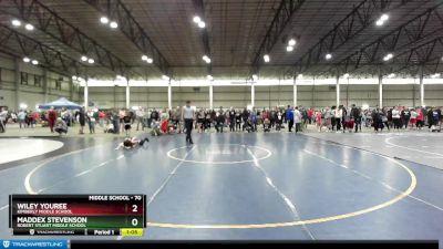 70 lbs Champ. Round 1 - Wiley Youree, Kimberly Middle School vs Maddex Stevenson, Robert Stuart Middle School