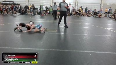 88 lbs Round 1 (4 Team) - Tyler Sage, Metro All Stars vs Thomas Block, Ninja Killer